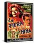 Bringing Up Baby, Spanish Movie Poster, 1938-null-Framed Stretched Canvas