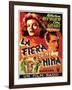 Bringing Up Baby, Spanish Movie Poster, 1938-null-Framed Art Print