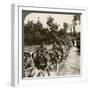 Bringing Up Reserve Ammunition, World War I, 1914-1918-null-Framed Photographic Print