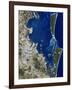 Brisbane, Australia, Satellite Image-PLANETOBSERVER-Framed Photographic Print