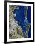 Brisbane, Australia, Satellite Image-PLANETOBSERVER-Framed Photographic Print