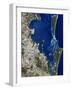 Brisbane, Australia, Satellite Image-PLANETOBSERVER-Framed Photographic Print