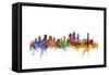 Brisbane Australia Skyline-Michael Tompsett-Framed Stretched Canvas