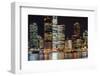 Brisbane city skyline after dark, Brisbane, Queensland, Australia, Pacific-Andrew Michael-Framed Photographic Print