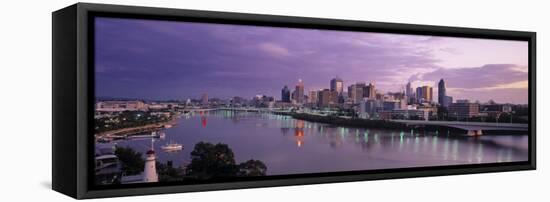 Brisbane, Queensland, Australia-Walter Bibikow-Framed Stretched Canvas