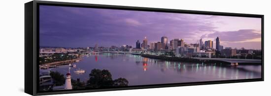 Brisbane, Queensland, Australia-Walter Bibikow-Framed Stretched Canvas