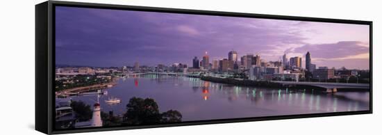 Brisbane, Queensland, Australia-Walter Bibikow-Framed Stretched Canvas