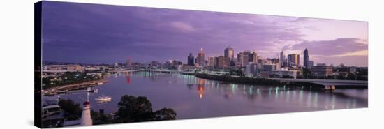 Brisbane, Queensland, Australia-Walter Bibikow-Stretched Canvas