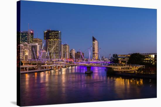 Brisbane, Queensland, Australia-Mark A Johnson-Stretched Canvas