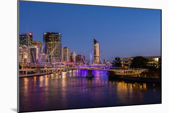 Brisbane, Queensland, Australia-Mark A Johnson-Mounted Photographic Print