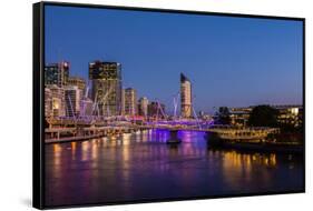 Brisbane, Queensland, Australia-Mark A Johnson-Framed Stretched Canvas