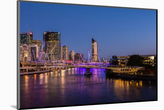 Brisbane, Queensland, Australia-Mark A Johnson-Mounted Photographic Print