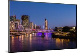 Brisbane, Queensland, Australia-Mark A Johnson-Mounted Photographic Print