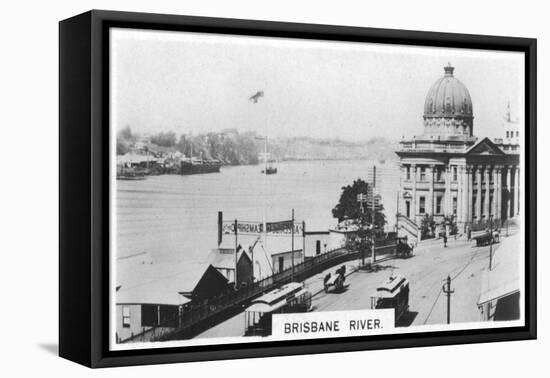 Brisbane River, Queensland, Australia, 1928-null-Framed Stretched Canvas