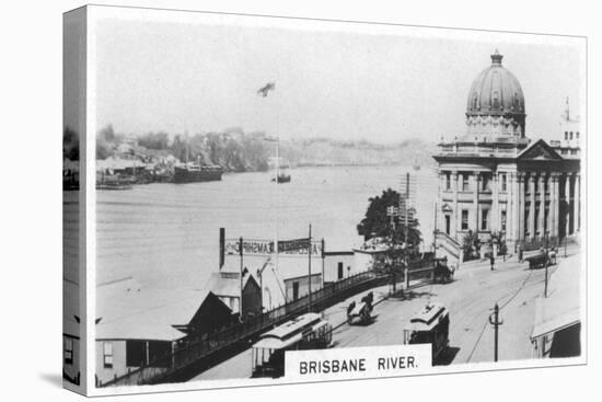 Brisbane River, Queensland, Australia, 1928-null-Stretched Canvas