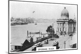 Brisbane River, Queensland, Australia, 1928-null-Mounted Giclee Print