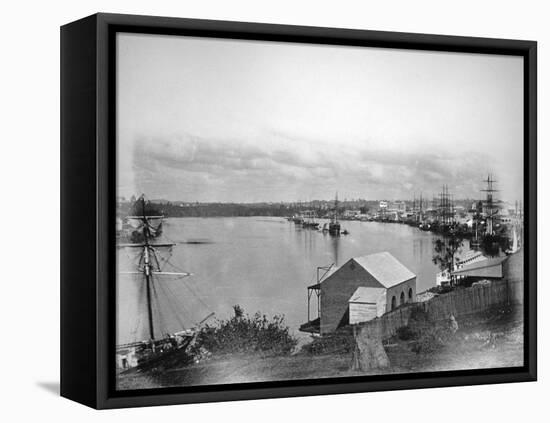 Brisbane River, South-East Queensland, Australia, 1870-1880-null-Framed Stretched Canvas