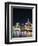 Brisbane Skyline at Night Reflected in Brisbane River, Brisbane, Queensland, Australia, Pacific-Matthew Williams-Ellis-Framed Photographic Print