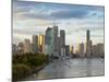 Brisbane Skyline, Queensland, Australia-Peter Adams-Mounted Photographic Print