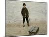 Briskeby Boy with Sledge, 1885-Erik Theodor Werenskiold-Mounted Giclee Print