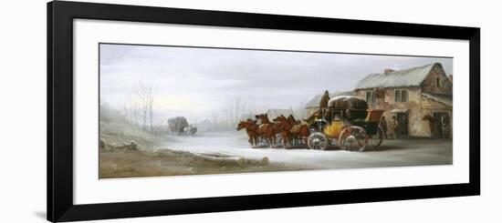 Bristol, Bath and London Coach-John Charles Maggs-Framed Giclee Print