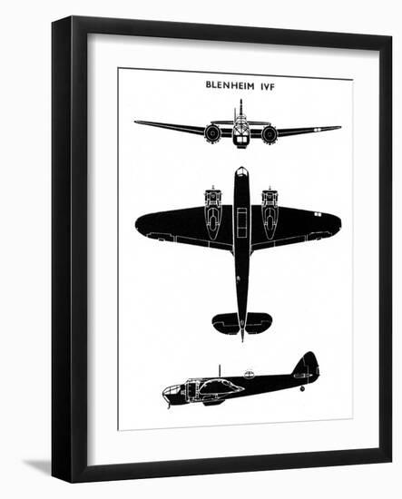 Bristol Blenheim Mk Ivf, 1941-null-Framed Giclee Print