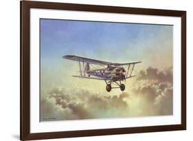 Bristol Bulldog-Barrie A F Clark-Framed Giclee Print