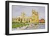 Bristol Cathedral and College Green, 1989-Judy Joel-Framed Giclee Print