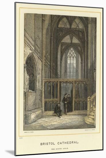 Bristol Cathedral, the North Aisle-null-Mounted Giclee Print