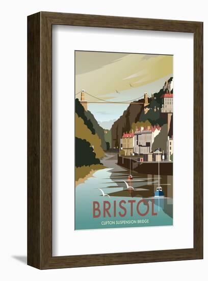 Bristol - Dave Thompson Contemporary Travel Print-Dave Thompson-Framed Giclee Print