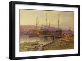 Bristol Docks, 1896-Arthur Wilde Parsons-Framed Giclee Print