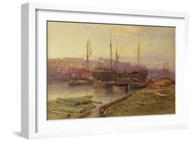 Bristol Docks, 1896-Arthur Wilde Parsons-Framed Giclee Print