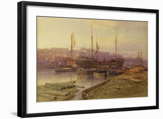 Bristol Docks, 1896-Arthur Wilde Parsons-Framed Giclee Print