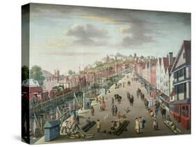 Bristol Docks and Quay, C.1760-null-Stretched Canvas