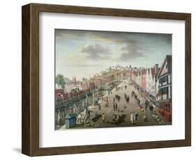 Bristol Docks and Quay, C.1760-null-Framed Giclee Print