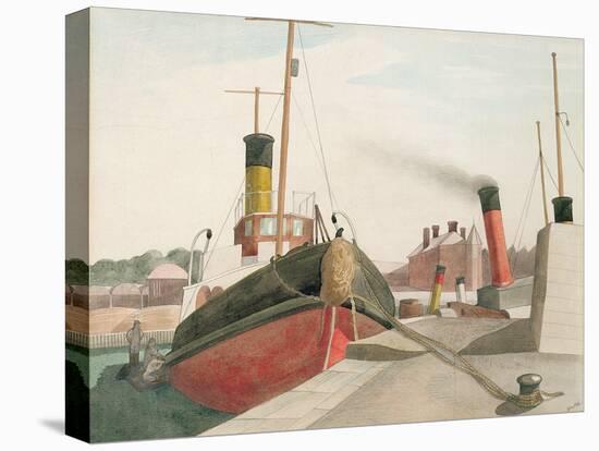 Bristol Docks-John Northcote Nash-Stretched Canvas