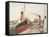 Bristol Docks-John Northcote Nash-Framed Stretched Canvas