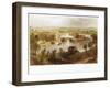 Bristol from Rownham Ferry, 1841-William Henry Bartlett-Framed Giclee Print