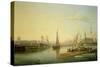Bristol Harbour, 1836-Joseph Walter-Stretched Canvas