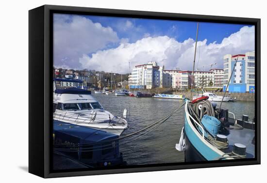 Bristol Harbour, Bristol, England, United Kingdom, Europe-Rob Cousins-Framed Stretched Canvas