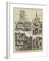 Bristol Illustrated, Prominent Buildings in the City-Henry William Brewer-Framed Giclee Print