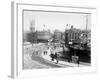 Bristol, Street, Sepia-null-Framed Photographic Print