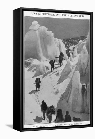 Brit Expedition Climb-null-Framed Stretched Canvas