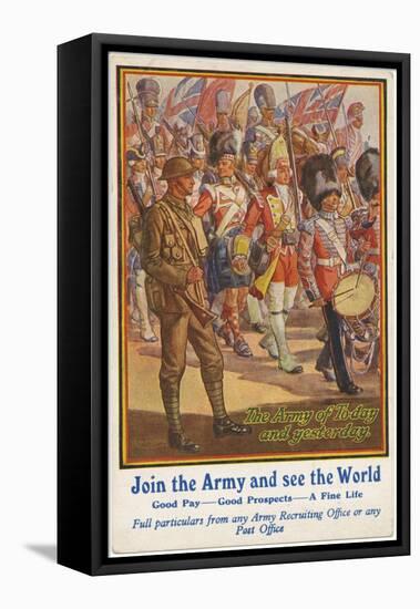Brit. Recruitment Poster-null-Framed Stretched Canvas