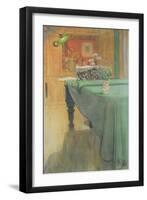 Brita at the Piano, 1908-Carl Larsson-Framed Giclee Print