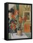 Brita's Cactus, 1904-Carl Larsson-Framed Stretched Canvas