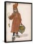 Brita with Candles and Apples-Carl Larsson-Framed Stretched Canvas