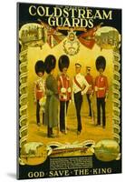 Britain Coldstream Guards War Proganda Vintage Ad Poster Print-null-Mounted Poster