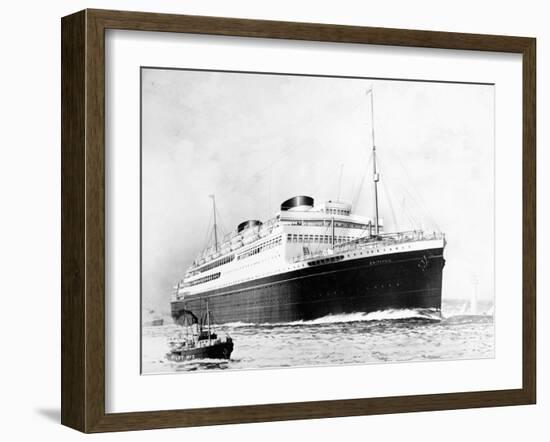 Britain's Britannic on the Waters-null-Framed Giclee Print