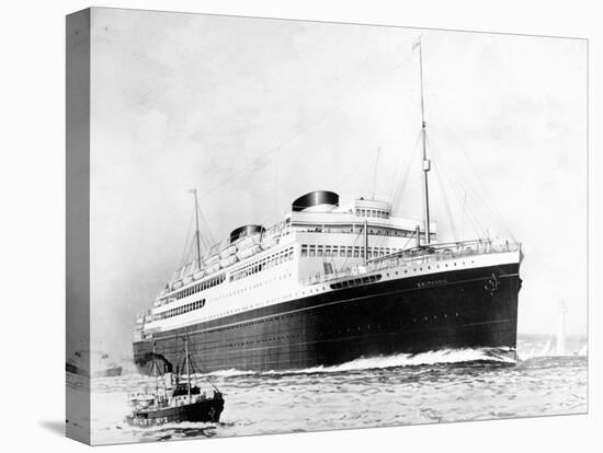 Britain's Britannic on the Waters-null-Stretched Canvas